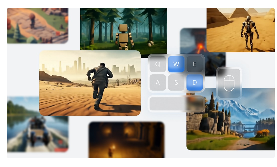 最新AI工具消息:Google DeepMind 新 Genie 2 模型，可以即時產生互動式 3D 環境