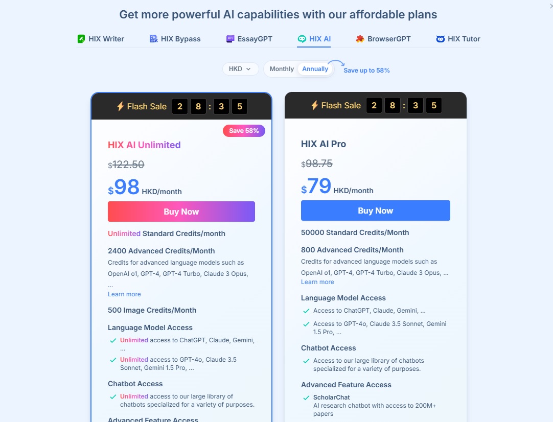 最新AI工具消息:HIX AI 取消訂閱方法