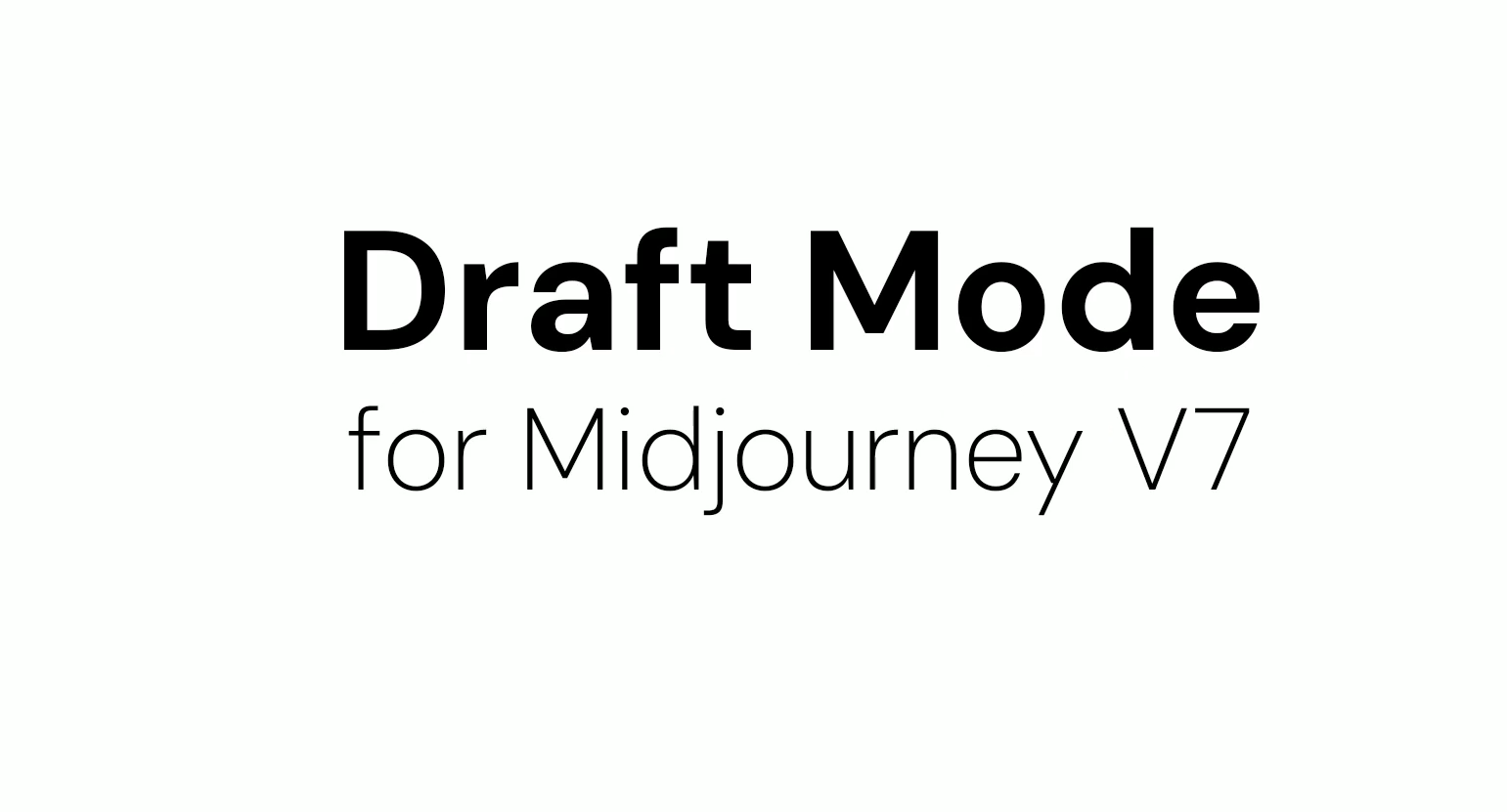 最新AI工具消息:Midjourney 推出V7 Alpha新模型