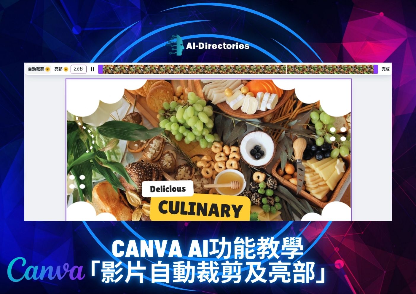 最新AI工具消息:Canva AI功能教學：影片自動裁剪及亮部全方位操作指南