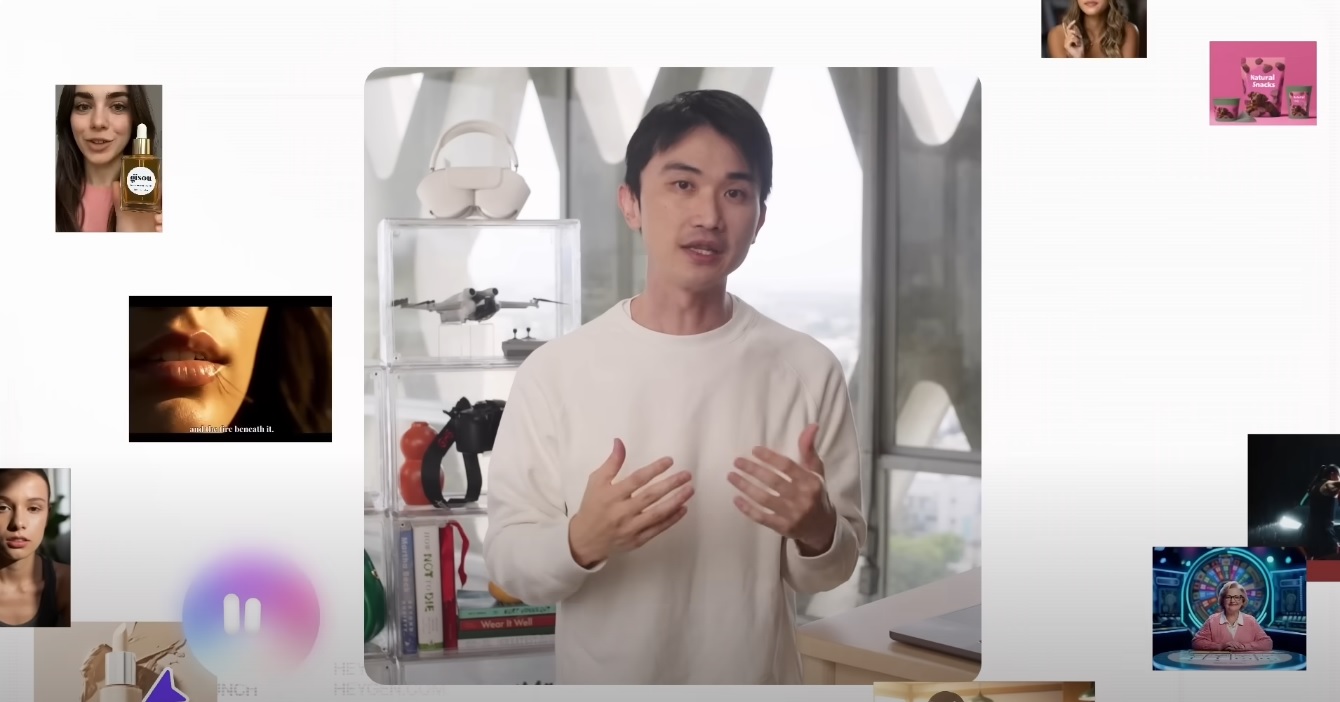 最新AI工具消息:HeyGen 推出最新 AI 影片工具 Video Agent，打造一人即是全能影像團隊
