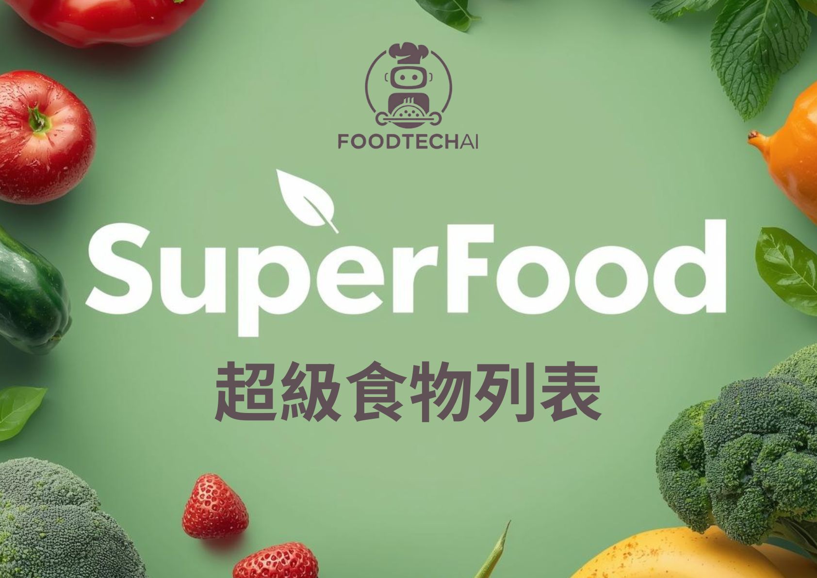 最新AI工具消息:智慧膳食時代的超級食物挑選原則與健康策略