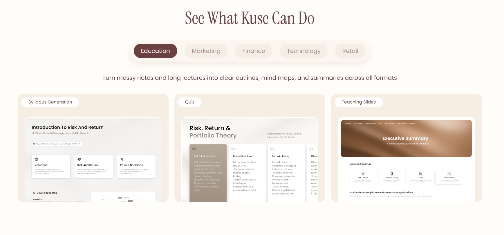 最新AI工具消息:Kuse AI 功能介紹