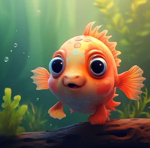 藝術AI工具推介推薦:Q版魚類圖生成AI