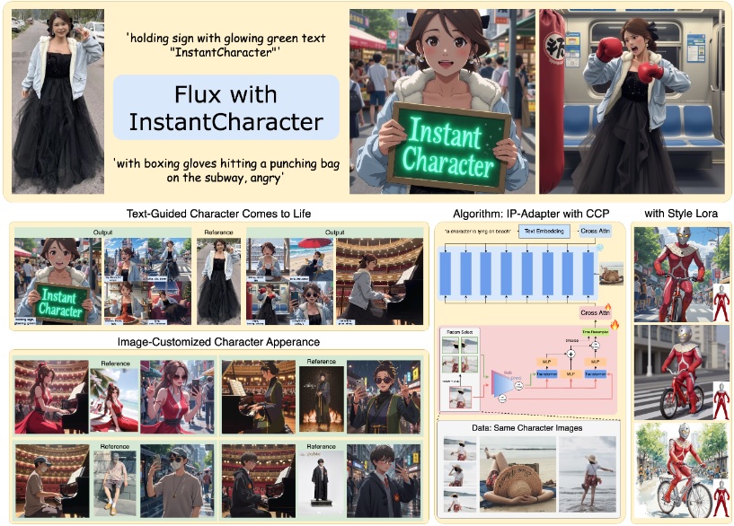 藝術AI工具推介推薦:騰訊InstantCharacter