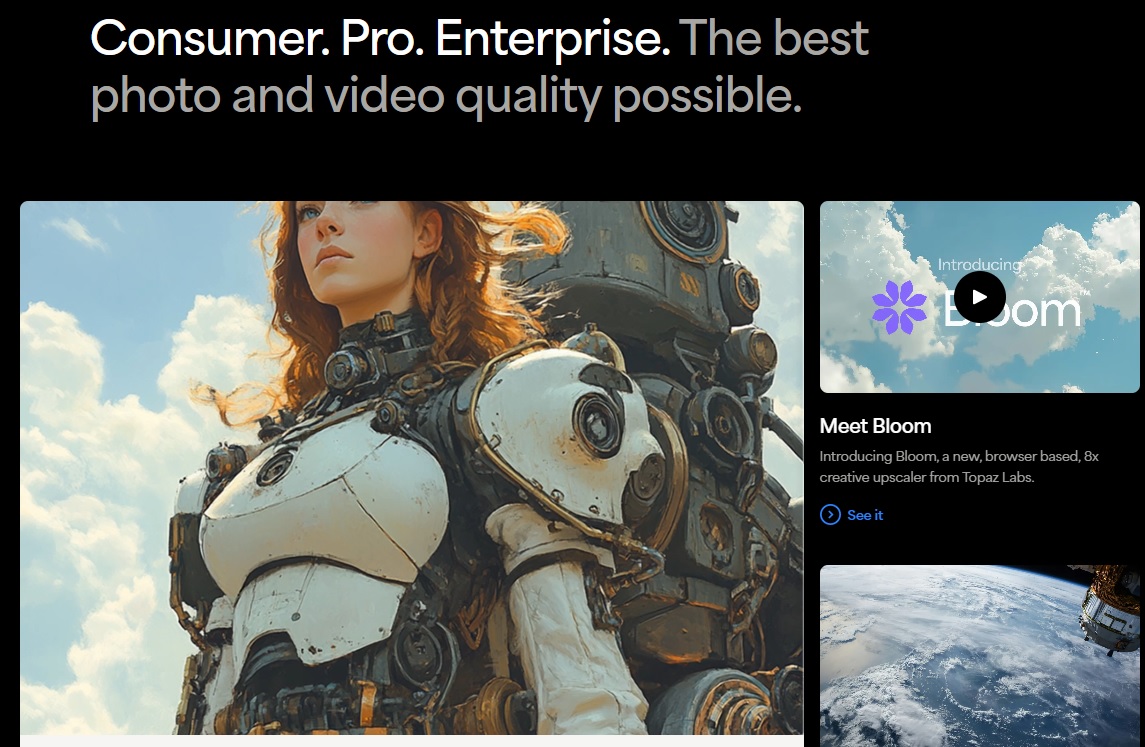 藝術AI工具推介推薦:Topaz AI - 影片品質優化