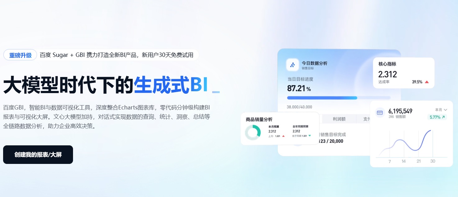 創業營商AI工具推介推薦:百度GBI AI簡介
